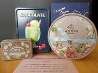 西武秋田店のキャンペーンで「スマイル★フォーセレクトチョコレートセット」が当選しました！