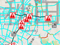 【交通情報】トヨタ自動車がサイトで「通れた道マップ」を公開しています