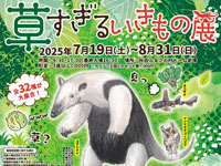 【横手市】「草すぎるいきもの展」を秋田ふるさと村で開催！（7/19～8/31）