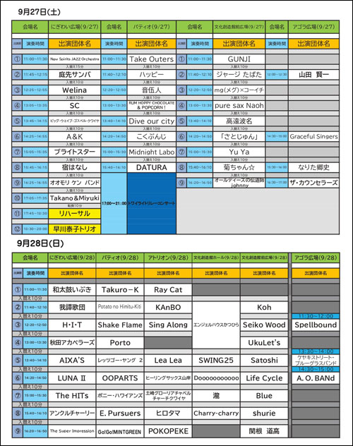 出演者一覧