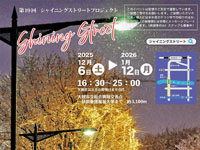 【大館市】「大館シャイニングストリート」を開催します（12/6～1/12）
