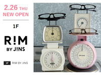 【秋田市】「RIM BY JINS」が秋田オーパに2月26日オープン!