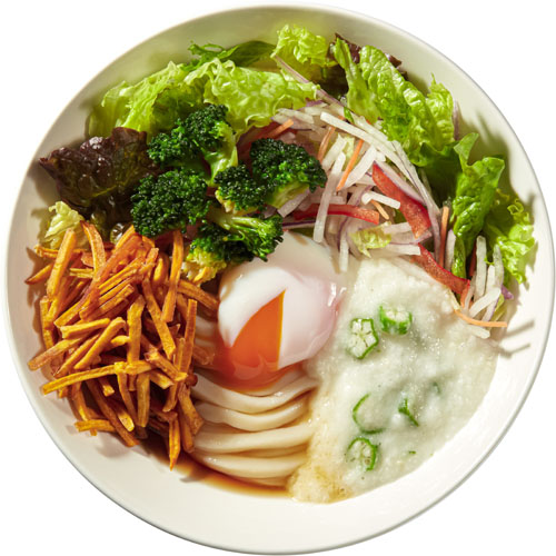 玉とろサラダうどん