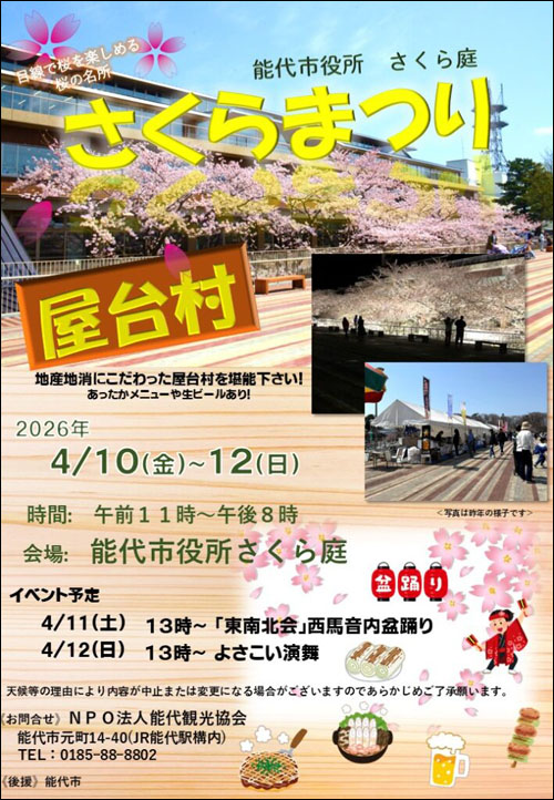 さくらまつりポスター
