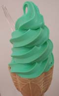 ソフトクリーム(クリームソーダ味)